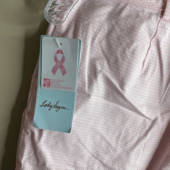 - NWT Lady Hagar breast cancer Awareness shorts size 4 - Picture 4 of 13